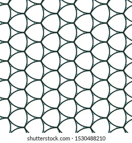 Seamless geometric ornamental vector pattern. Abstract background