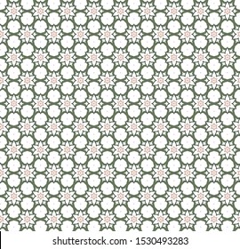 Seamless geometric ornamental vector pattern. Abstract background