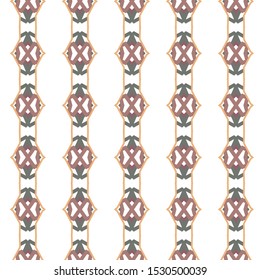 Seamless geometric ornamental vector pattern. Abstract background