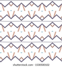 Seamless geometric ornamental vector pattern. Abstract background