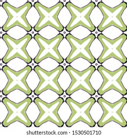 Seamless geometric ornamental vector pattern. Abstract background