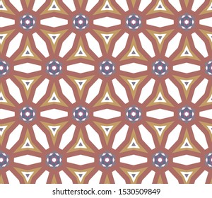 Seamless geometric ornamental vector pattern. Abstract background