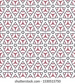 Seamless geometric ornamental vector pattern. Abstract background