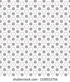 Seamless geometric ornamental vector pattern. Abstract background