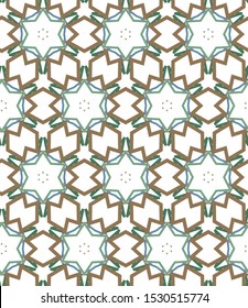 Seamless geometric ornamental vector pattern. Abstract background