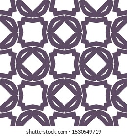 Seamless geometric ornamental vector pattern. Abstract background