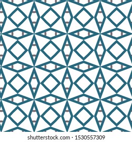Seamless geometric ornamental vector pattern. Abstract background