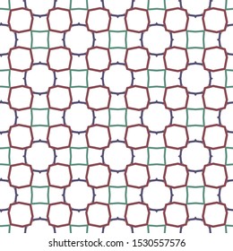 Seamless geometric ornamental vector pattern. Abstract background