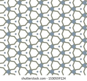 Seamless geometric ornamental vector pattern. Abstract background