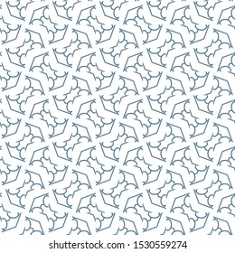 Seamless geometric ornamental vector pattern. Abstract background