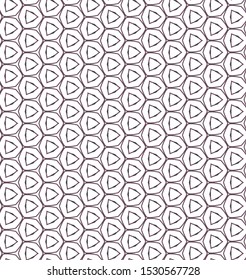 Seamless geometric ornamental vector pattern. Abstract background