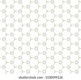 Seamless geometric ornamental vector pattern. Abstract background