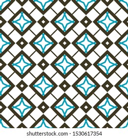 Seamless geometric ornamental vector pattern. Abstract background