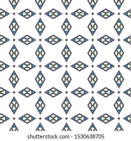 Seamless geometric ornamental vector pattern. Abstract background