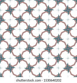 Seamless geometric ornamental vector pattern. Abstract background