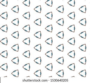 Seamless geometric ornamental vector pattern. Abstract background