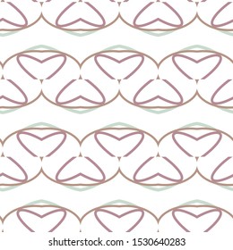 Seamless geometric ornamental vector pattern. Abstract background