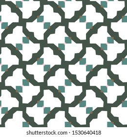 Seamless geometric ornamental vector pattern. Abstract background