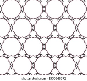 Seamless geometric ornamental vector pattern. Abstract background
