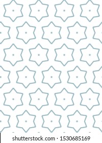 Seamless geometric ornamental vector pattern. Abstract background