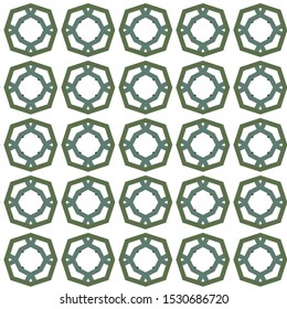 Seamless geometric ornamental vector pattern. Abstract background