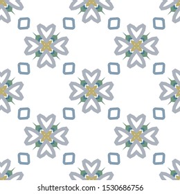 Seamless geometric ornamental vector pattern. Abstract background