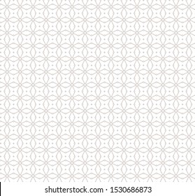 Seamless geometric ornamental vector pattern. Abstract background