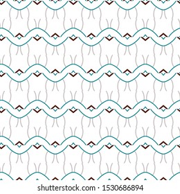 Seamless geometric ornamental vector pattern. Abstract background