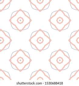 Seamless geometric ornamental vector pattern. Abstract background