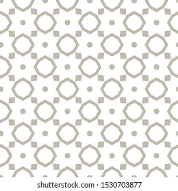 Seamless geometric ornamental vector pattern. Abstract background