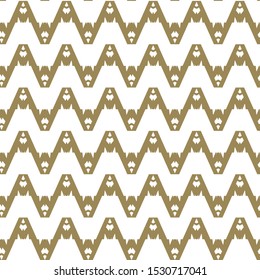 Seamless geometric ornamental vector pattern. Abstract background