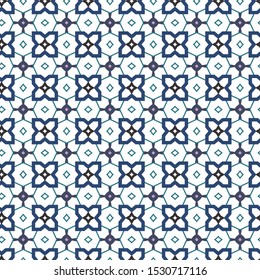 Seamless geometric ornamental vector pattern. Abstract background