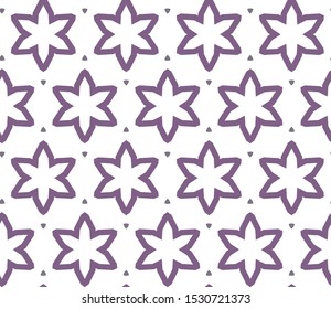 Seamless geometric ornamental vector pattern. Abstract background