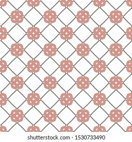 Seamless geometric ornamental vector pattern. Abstract background
