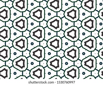 Seamless geometric ornamental vector pattern. Abstract background