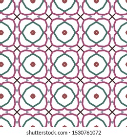 Seamless geometric ornamental vector pattern. Abstract background