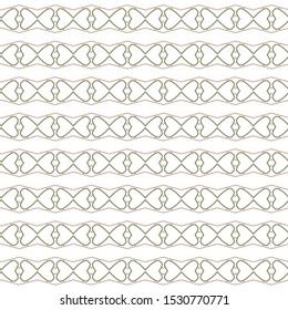 Seamless geometric ornamental vector pattern. Abstract background