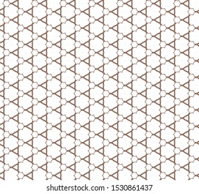 Seamless geometric ornamental vector pattern. Abstract background