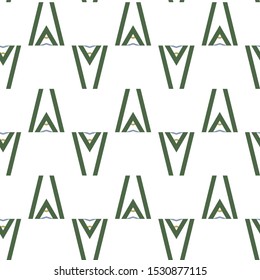 Seamless geometric ornamental vector pattern. Abstract background