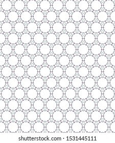 Seamless geometric ornamental vector pattern. Abstract background