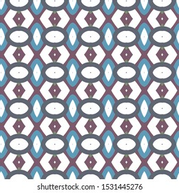 Seamless geometric ornamental vector pattern. Abstract background
