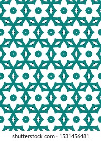 Seamless geometric ornamental vector pattern. Abstract background