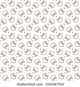 Seamless geometric ornamental vector pattern. Abstract background