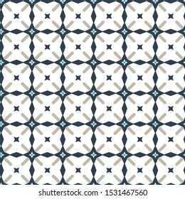 Seamless geometric ornamental vector pattern. Abstract background