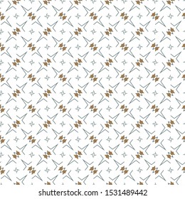 Seamless geometric ornamental vector pattern. Abstract background
