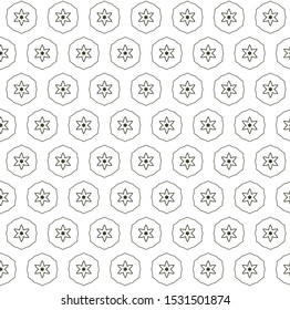 Seamless geometric ornamental vector pattern. Abstract background