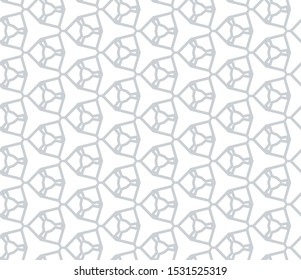 Seamless geometric ornamental vector pattern. Abstract background