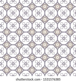 Seamless geometric ornamental vector pattern. Abstract background