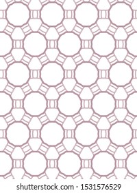 Seamless geometric ornamental vector pattern. Abstract background