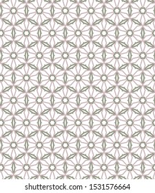 Seamless geometric ornamental vector pattern. Abstract background